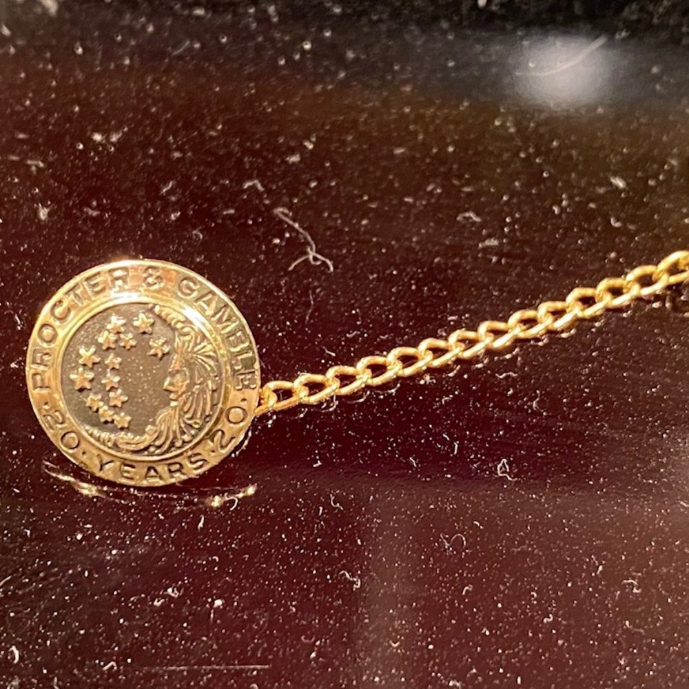 10k Gold 20 Years Service Proctor and Gamble Pin